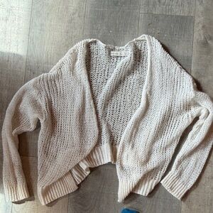 Abercrombie & Fitch Open-Weave Cardigan